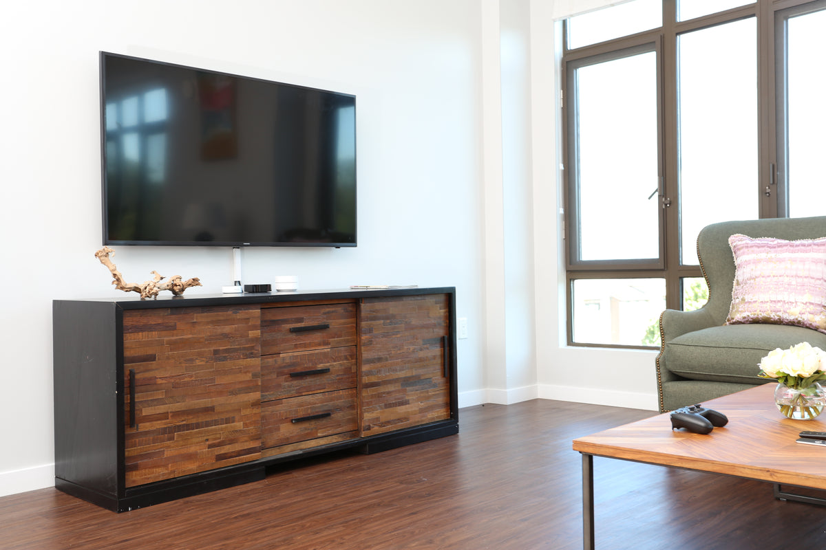 Crate Barrel Seguro Ebony 68