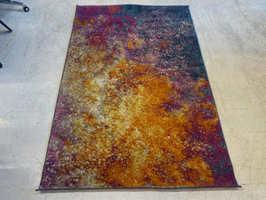 Nourison Passion Modern Abstract Colorful Sunburst Area Rug 3'9"x5'9"