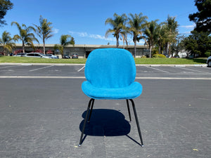 Lorenza Upholstered Dining Chair in Navy/Blue