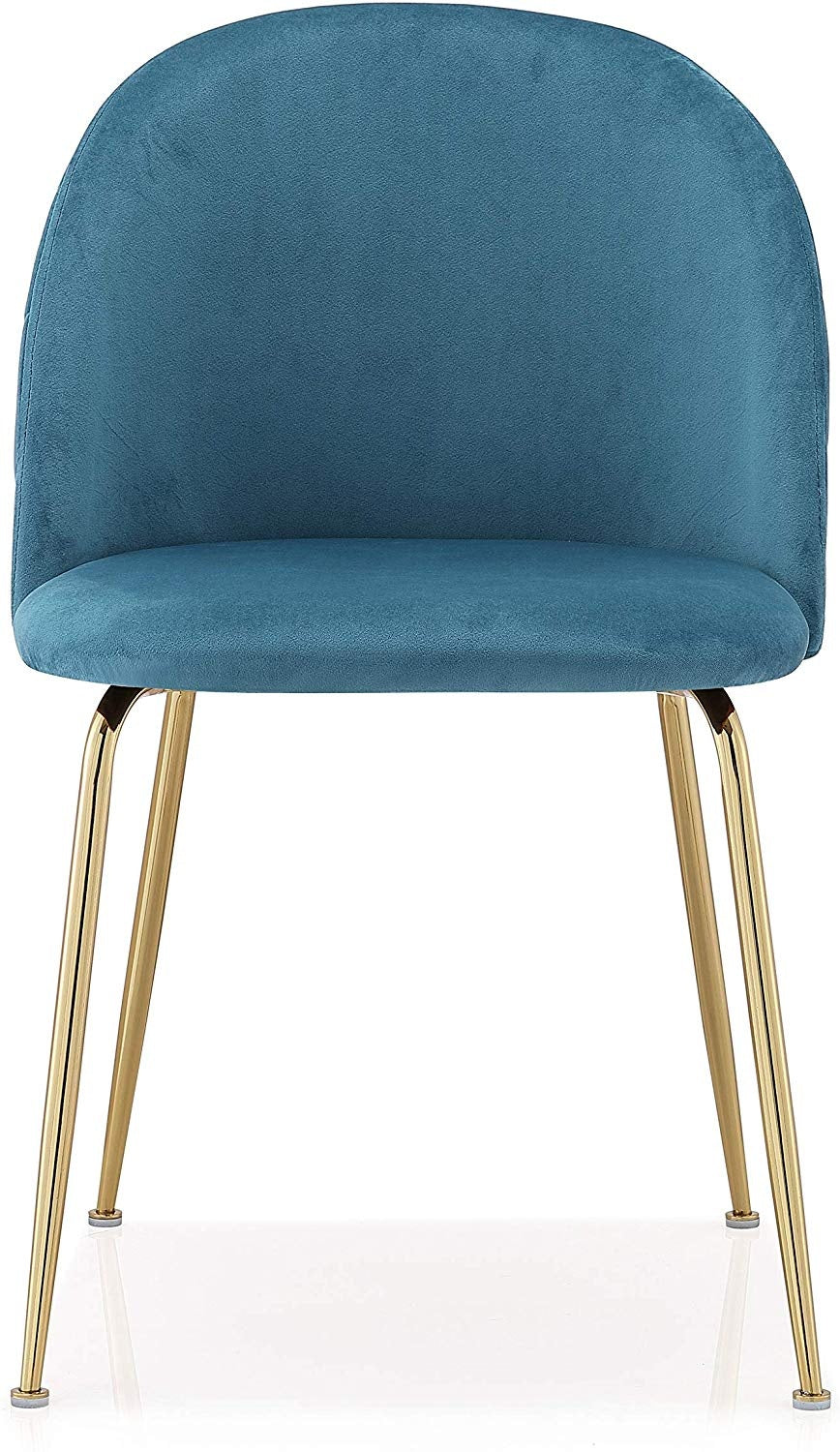 Modern Velvet Chair in Blue