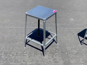 CB2 Flint 24" Counter Stool in Metal