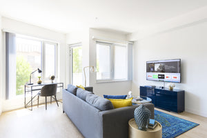 CB2 Fuel Credenza in Navy