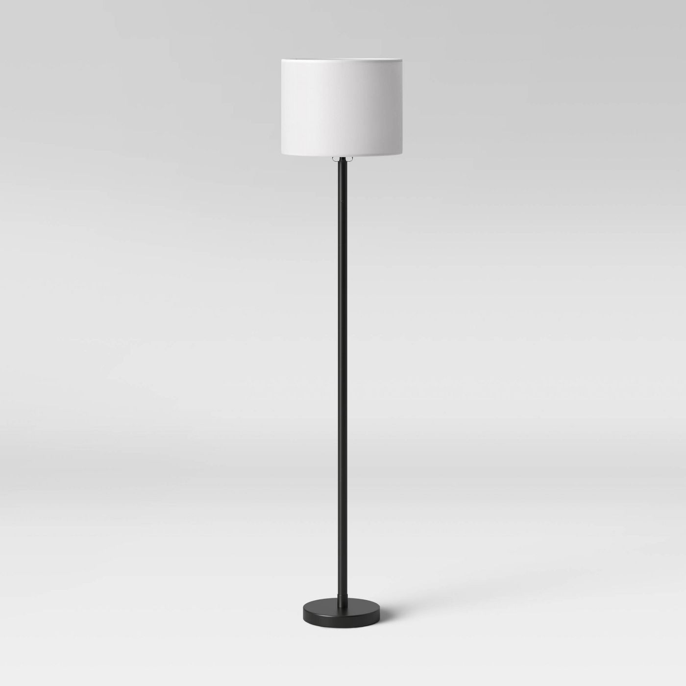 Metal Column Floor Lamp with a Touch Sensor