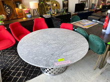 Load image into Gallery viewer, CB2 Como Round Carrara Marble Table w Pedestal Base by Paola Navone
