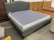 Load image into Gallery viewer, Crate &amp; Barrel Colette King Upholstered Bed 60&quot; - extra 50% off in store
