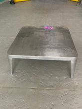 Load image into Gallery viewer, CB2 Sterling Coffee Table in Silver Metal
