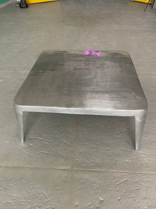 CB2 Sterling Coffee Table in Silver Metal