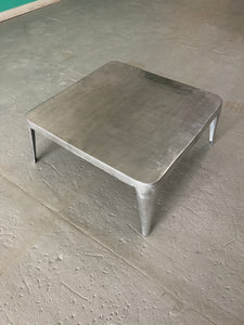 CB2 Sterling Coffee Table in Silver Metal