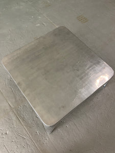 CB2 Sterling Coffee Table in Silver Metal