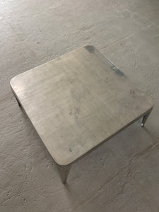 CB2 Sterling Coffee Table in Silver Metal