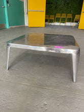 Load image into Gallery viewer, CB2 Sterling Coffee Table in Silver Metal
