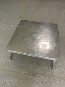 CB2 Sterling Coffee Table in Silver Metal