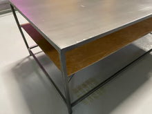 Load image into Gallery viewer, CB2 Mill Large Leather Coffee Table
