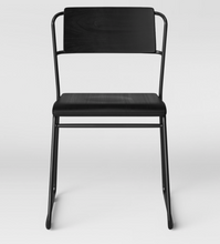 Load image into Gallery viewer, Killian Metal &amp; WoodenBlack Chair
