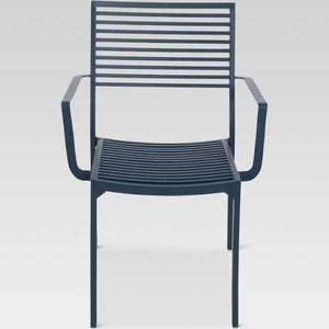 Navy Blue Stackable Outdoor Chair