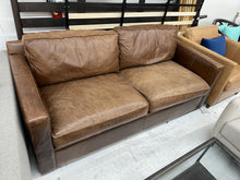 Load image into Gallery viewer, Crate &amp; Barrel Davis Leather Sofa
