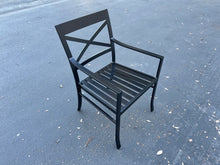 Load image into Gallery viewer, Crate &amp; Barrel Regent Dining Chair in Black
