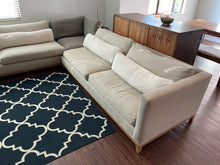 Load image into Gallery viewer, Crate &amp; Barrel Taraval Corner Sofa, Oak Base Putty - extra 30% off
