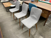 Load image into Gallery viewer, Grey Fabric Dining Chair
