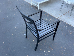 Crate & Barrel Regent Dining Chair in Black