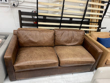 Load image into Gallery viewer, Crate &amp; Barrel Davis Leather Sofa
