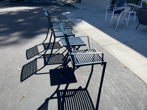 Navy Blue Stackable Outdoor Chair