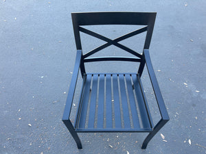 Crate & Barrel Regent Dining Chair in Black