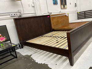 Crate & Barrel Steppe King Bed