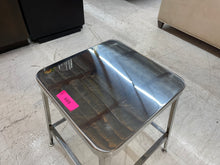 Load image into Gallery viewer, CB2 Flint Stool 18&quot; Silver
