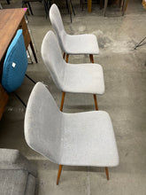 Load image into Gallery viewer, Grey Fabric Dining Chair
