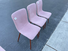 Load image into Gallery viewer, Pink Upholstered Dining Chair
