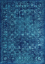 Load image into Gallery viewer, nuLOOM Herminia Vintage Trellis Area Rug, 4&#39; x 6&#39;, Blue
