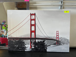 Golden Gate Bridge Selective Color Wall Art