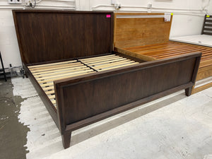 Crate & Barrel Steppe King Bed