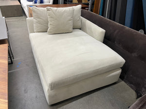 Crate & Barrel Lounge Deep Right Arm Chaise