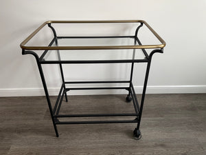 CB2 Cavalier Bar Cart