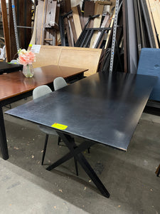 Crate & Barrel Spotlight Ebony Dining Table