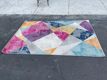 Load image into Gallery viewer, NuLOOM Abstract Multicolor 5’x7.5’ Area Rug
