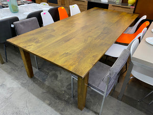 Crate & Barrel Basque Large  Dining Table in Honey