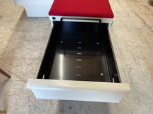 Load image into Gallery viewer, Knoll Mobile Box/File Pedestal w/ Red Cushion
