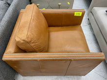 Load image into Gallery viewer, Crate &amp; Barrel Dryden Leather Chair with Nailheads
