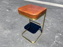 Load image into Gallery viewer, CB2 Mack Leather 30&quot; Bar Stool
